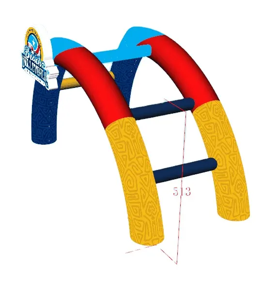 Inflatable Advertising Finish Line Gate Archway Inflatable Airtight Arch With Logos For Race