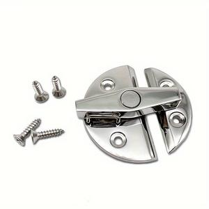 Round Box Buckle 316 Stainless Steel Marine Swivel Hinge For <b>Yacht</b> Heavy Duty Replacement Repair - Product Image 1