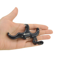 Dispositif de déclenchement pour arc à poulies en aluminium noir Linkboy Archery LBC023 pour la chasse et le tir à l'arc