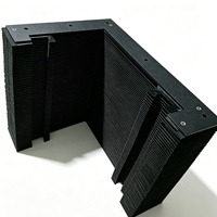 Housse de protection ignifuge pour soufflets, protection télescopique pour rail de guidage de machine CNC