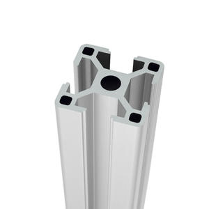 Hồ Sơ đùn nhôm công nghiệp 6061 6063 nhôm 25*25mm khe kim loại khung đen anodized bề mặt 25*25mm vuông - Product Image 5