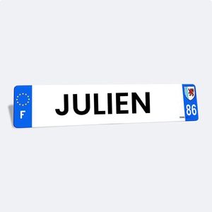 Placa con Nombre Personalizada - Placa Decorativa de 520 x 110 mm para Auto - Garaje - Camión - Resistente a los Rayos UV y a la Intemperie - Product Image 6