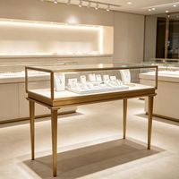 Vitrine à bijoux GZowin avec éclairage LED, robuste, légère, écologique, recyclable, étanche, personnalisable, portable