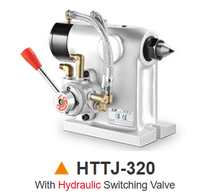 Vanne de commutation manuelle pneumatique série HTJ(HTTJ)255 pour table rotative 4ème axe de machine de fraisage CNC et tour, garantie 1 an