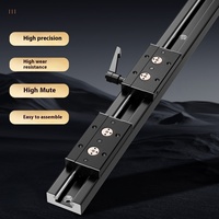 Rail de guidage linéaire CNC à axe optique SGR20 avec glissière à verrouillage central biaxial intégrée, charge lourde, roulement en alliage d'aluminium