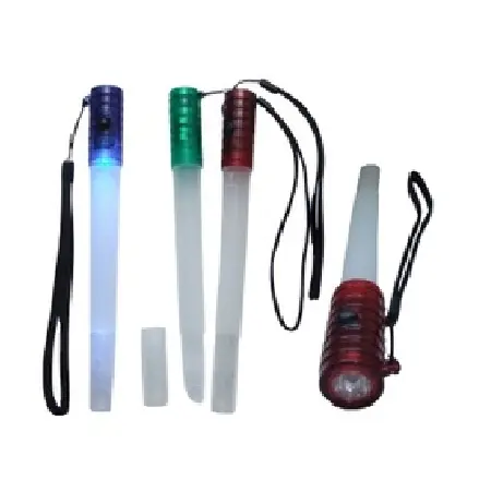 4 In 1 Led Knipperende Glow Stick Feestaccessoires Verlicht Knipperende Toverstaf Licht Met Fluitje