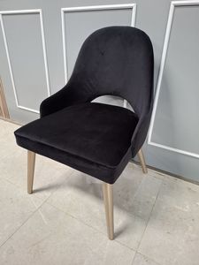 Produit best-seller Chaise de salle à manger en bois avec coussin souple Accepter Personnaliser le matériau ou la couleur Quantité en gros - Product Image 2