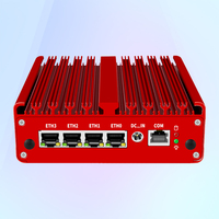 Mini PC Industrial Ddr4 Pfsense Intel Celeron 8Gb 4 Lan J4125 Sin Ventilador Linux Wins Win10 Win 11 Android 4G Wifi con Ranura para Tarjeta SIM