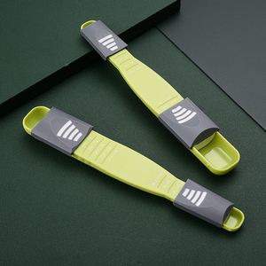 Wholesale Cheap Leftover Stock Kitchen Double Head Adjustable Abs and Tpr Material Portable Digital <b>Measuring</b> <b>Spoon</b> - Product Image 2