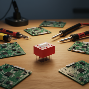 4-Way Dip Switch Single Actuator 2On-2Off <b>Toggle</b> For Electronics - Product Image 3