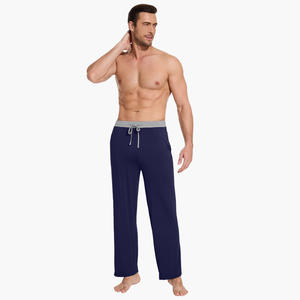 Pantalon de pyjama thermique personnalisé en bambou pour homme – Vente en gros de bas de pyjama pour homme - Product Image 2