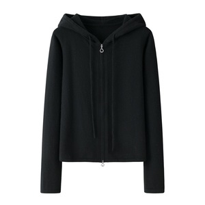 Nuovo inverno <span class=keywords><strong>Cardigan</strong></span> <span class=keywords><strong>con</strong></span> <span class=keywords><strong>cappuccio</strong></span> in Cashmere lavorato a maglia a maniche lunghe in Cashmere da <span class=keywords><strong>donna</strong></span> <span class=keywords><strong>con</strong></span> <span class=keywords><strong>cappuccio</strong></span> - Product Image 4