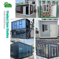 Maison Modulaire Préfabriquée de Luxe 20FT, Habitation Mobile et Portable, Conteneur Démontable, Casa Modulares