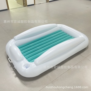 Inflatable Children's Bed With Guardrails 0.3mm Thick Environmentally Friendly Pvc Portable For Travel And Outdoor Use - Product Image 3