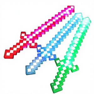 Spada <span class=keywords><strong>Giocattolo</strong></span> in Plastica LED con Luce e Suono per il Mercato Notturno My World, per Bambini 7-14 Anni, Unisex - Product Image 2