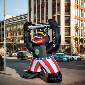 Kustom 10m mobil gorila tinggi iklan chipanzee Model tiup LED pesta promosi acara dekorasi menampilkan logo khusus - Product Image 1