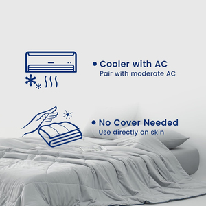 Coperta rinfrescante <span class=keywords><strong>per</strong></span> letto singolo, <span class=keywords><strong>per</strong></span> chi soffre il caldo, biancheria da letto <span class=keywords><strong>per</strong></span> tutte le stagioni <span class=keywords><strong>per</strong></span> stare freschi durante la notte, grigia - Product Image 5