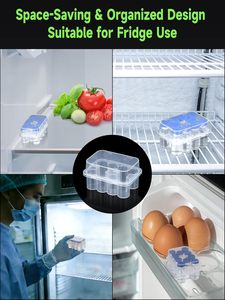 Caja de Almacenamiento Personalizada para Frascos de 3ml, 5ml, 7ml, 10ml, 10cc, Cajas de Plástico Transparente para Frascos con Materiales Reciclados, Soporte para Frascos - Product Image 5