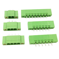 Connecteur de bornier mâle à angle droit femelle et vertical à ressort de 3.50mm avec brides de verrouillage