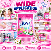 1.5kg OEM Marque Super Propre Lessive En Poudre Détergent Lessive En Poudre Savon Fabriqué en Chine Détergente Para Ropa
