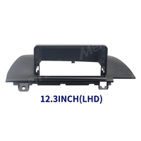 Meihua Cadre de tableau de bord noir 12,3 pouces pour autoradio Android, compatible avec LEXUS RX 2016-2019