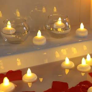 Hot Selling LED Waterproof Electronic Candle Light <b>Float</b> on Water Home Indoor Outdoor Decoration Flameless Candle <b>Lamp</b> - Product Image 6