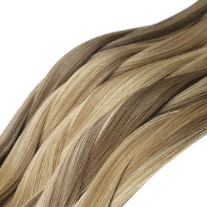 二重描画蝶横糸ストレートヘアエクステンションシームレス天才横糸ヨーロッパ処女蝶横糸人間ヘアエクステンション - Product Image 4
