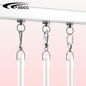 Customized Length Fiberglass Baton Curtain Wand Pull and Draw Rods/Wand With Handle Clip for Curtain Blackout - Product Image 1