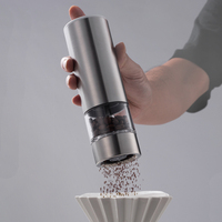 Machine à café et chocolat chaud de comptoir avec moulin à grains intégré – Moulin à café en acier inoxydable