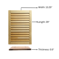 Porte à persiennes en bois massif, de qualité supérieure, élégante, rustique, contemporaine, panneaux décoratifs, porte à panneaux pour cuisine modulaire
