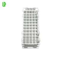 Estante Apilable de Doble Nivel para Tubos de Ensayo, Blanco, con Capacidad para 60/21 Tubos de Centrífuga, para Laboratorio, Hospital, Universidad