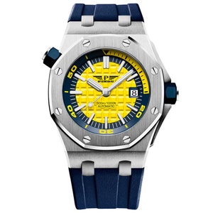 PINDU Brand Sports Manual Mechanical <b>Watch</b> for Men Stainless Steel Case Silicone Band Sapphire Crystal Dial 5BAR Water Resistant - Product Image 1
