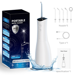 Irrigador Bucal Portátil Inalámbrico con Ozono, 360 ml, 4 Modos, IPX7, Limpiador Dental, Hilo Dental de Agua - Product Image 1