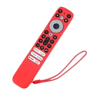 Cubierta de control remoto de silicona anticaída TCL RC902VFMR1, color luminoso con diseño engrosado ahuecado, aprendizaje de código fijo
