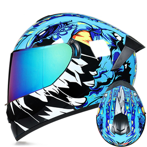 Nuevo Casco de Motocross Integral de Material ABS Tallas SMLXLXXL, Homologado por DOT y <span class=keywords><strong>ECE</strong></span>, con Liberación Rápida, para Motociclismo Deportivo - Product Image 2