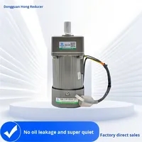 Moteur à vitesse variable à fréquence variable à vitesse fixe à engrenages monophasé 115/120V 6W-400W