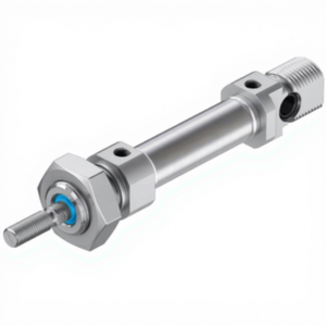 DSNU-12-210-PPV-A-MQ Mini Pneumatic Cylinder 12mm Bore 210mm Stroke <b>Double</b> Acting Round Air Cylinder with Adjustable Cushioning - Product Image 1