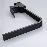Robinet d'évier de cuisine carré noir mat en acier inoxydable SUS304, mitigeur chaud/froid rotatif à 360 degrés à levier unique