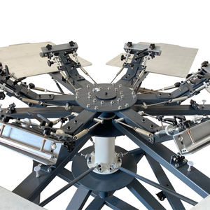 Styles populaires Base stable 8 couleurs 8 Station Colonne Stand Corps Sérigraphie Imprimante Avec Micro Enregistrement - Product Image 4