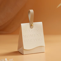 Nouvelle boîte cadeau de style élégant pour mariage, sac à bonbons spécial pour célébration de mariage, boîte d'emballage vide pour bonbons de mariage