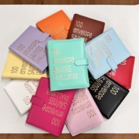 Carnet de budget A5 à spirale effet marbre, idéal pour le défi d'épargne des 100 jours, avec pochettes pour cartes et billets, personnalisable avec logo – Nouveauté très prisée