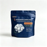 Poudre de craie personnalisée avec logo, en morceaux, 100g, 200g, 300g, marque privée OEM ODM pour gymnastique, pole dance, studio d'acrobatie aérienne