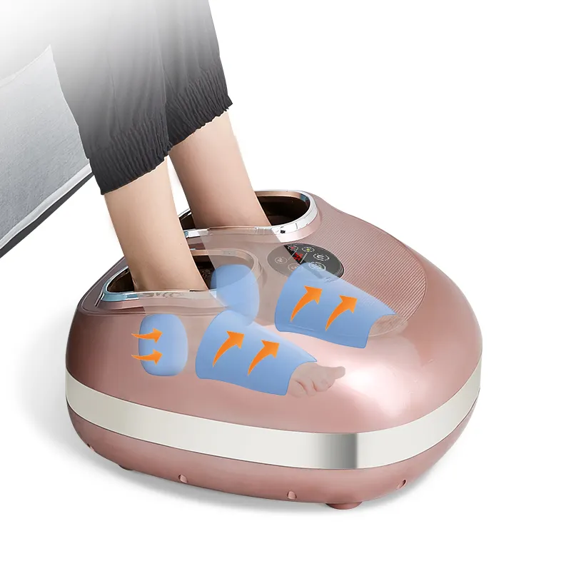 ハイヒールの足のマッサージ後の疲れた足のためのプロのフットマッサージャー熱機能空気圧で洗えるライナークロス