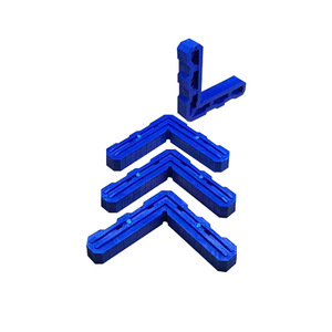 Yuandun <b>Plastic</b> Window Corner <b>Brackets</b> Blue Customizable For Furniture Door And Window Accessories - Product Image 4