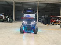 Voiturette de golf électrique de luxe à 4 roues, 7,5 kW, 2 places, avec batterie au lithium 72 V