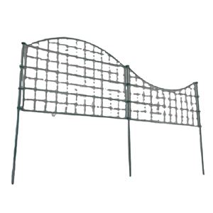 Valla de barrera de animales para No excavar, cerca decorativa para jardín, Panel de alambre de Metal a prueba de polvo, estacas de suelo para perros y conejos - Product Image 3