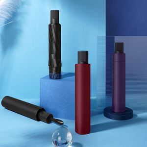 Paraguas Plegable de 12 Varillas, Color Sólido, Protección UPF 50+, Estilo Chino, Impresión de Logotipo Disponible para Promociones - Product Image 2