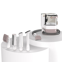 Kit de toilettage pour animaux de compagnie rechargeable 6 en 1 avec fonctions de lavage, de soufflage et d'aspiration faciles à utiliser pour la tondeuse à poils de chat et de chien