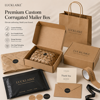 Caja de Regalo de Cartón Corrugado Ecológico, Reciclado, Biodegradable, Impreso Personalizado, de Lujo, para Cosméticos
