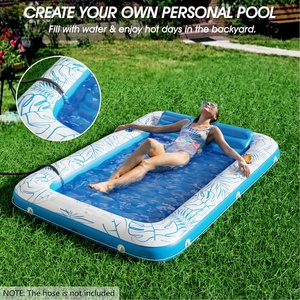 Vente Flash : Lit Flottant Gonflable pour Piscine – Idéal pour Bronzer et Se Baigner au Soleil - Product Image 3